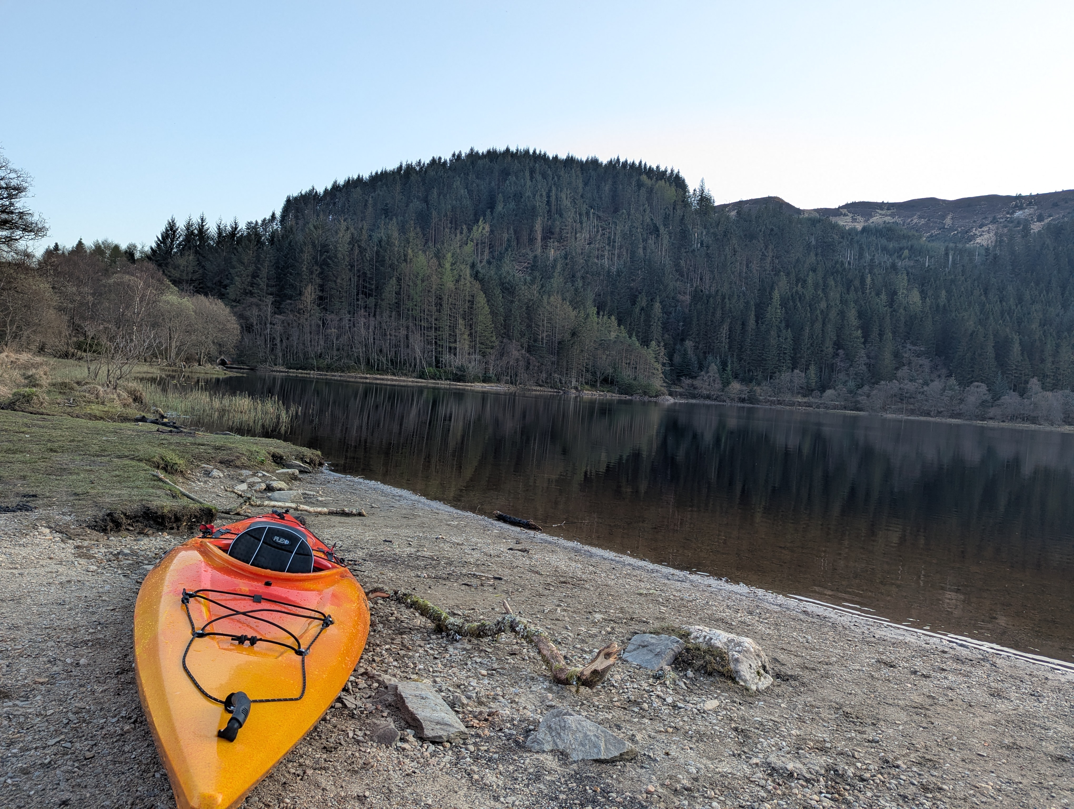 Mountain views from the loch